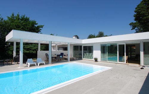 60´er villa forvandlet til moderne poolhouse