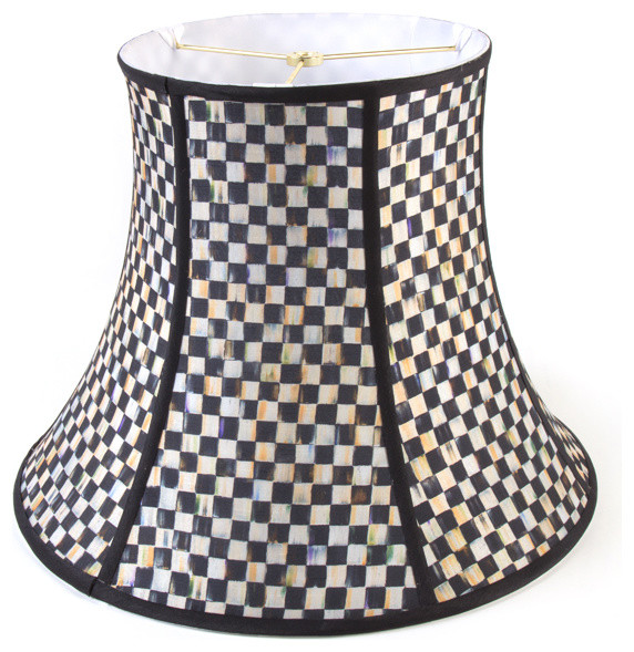 Courtly Check Shade Large MacKenzieChilds Eclectic Lamp Shades