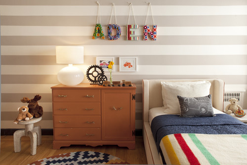 26th Street Residence- Girls Nursery & Toddler Boy Room EM DESIGN INTERIORS
