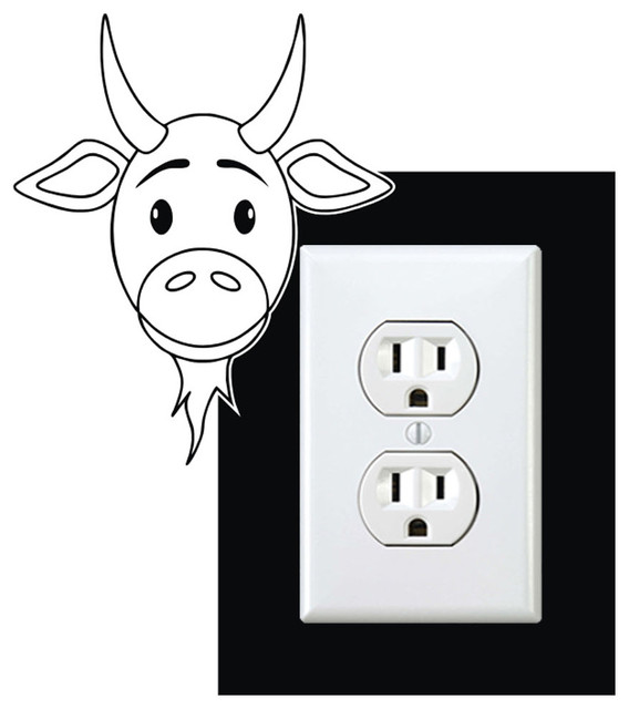 Outlet Cartoon Goat Sticker eclecticwallstickers