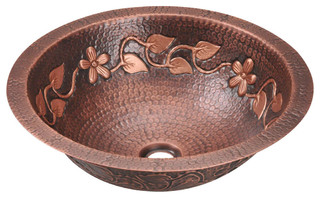 ... Bowl Copper Sink - Rustic - Bathroom Sinks - by MR Direct Sinks and