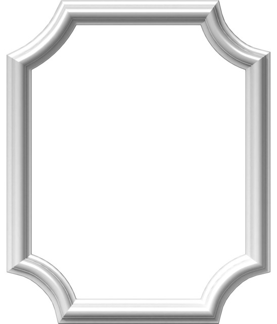 Ashford Molded Scalloped Picture Frame Wall Panel Traditional