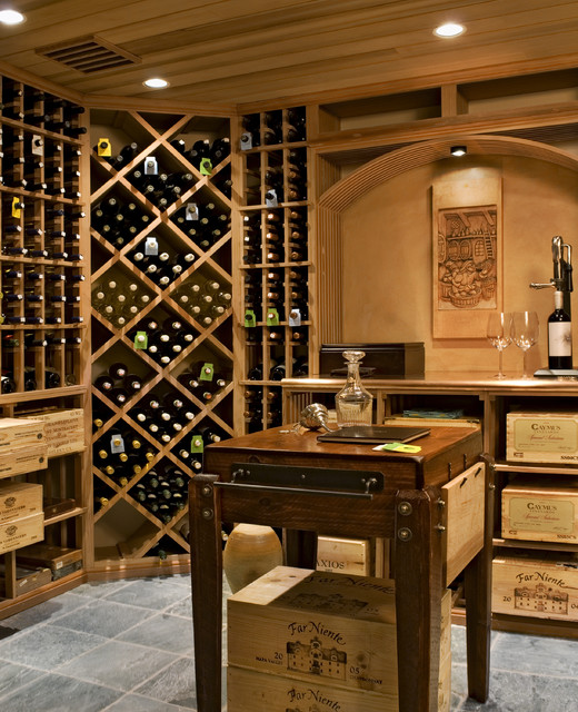 Crisp Architects Farmhouse Wine Cellar new york by Crisp Architects