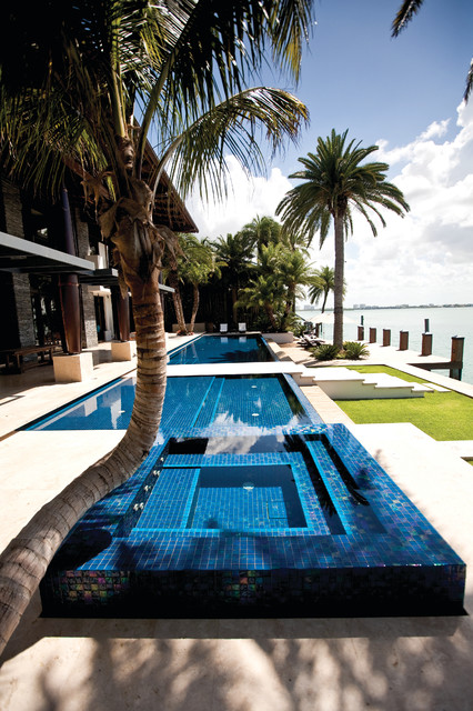 Miami Beach beach style pool - http://www.aquaticconsultantsinc.com