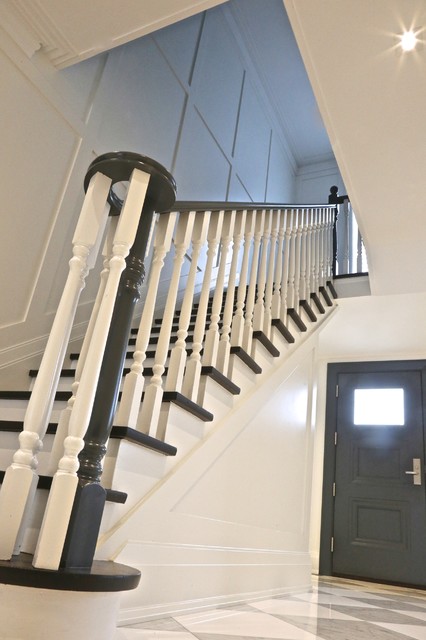 Old Forest Hill Rd eclectic-staircase Eclectic Staircase Toronto Eclectic Staircase Toronto Old Forest Hill Rd eclectic-staircase