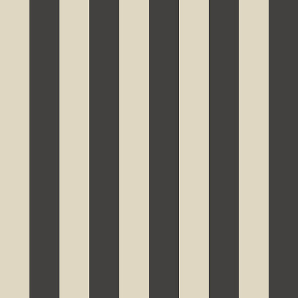 Small Black and Taupe Stripe - SY33911 - Contemporary - Wallpaper - by