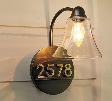 House numbers pottery barn Shop Pottery Barn at Chairish, home of the best vintage and used furniture, decor.