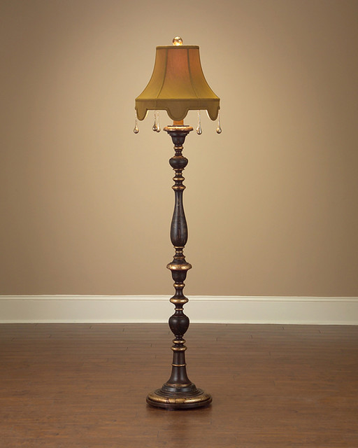 John Richard 70.5" Turned Candlestick Floor Lamp Contemporary Floor