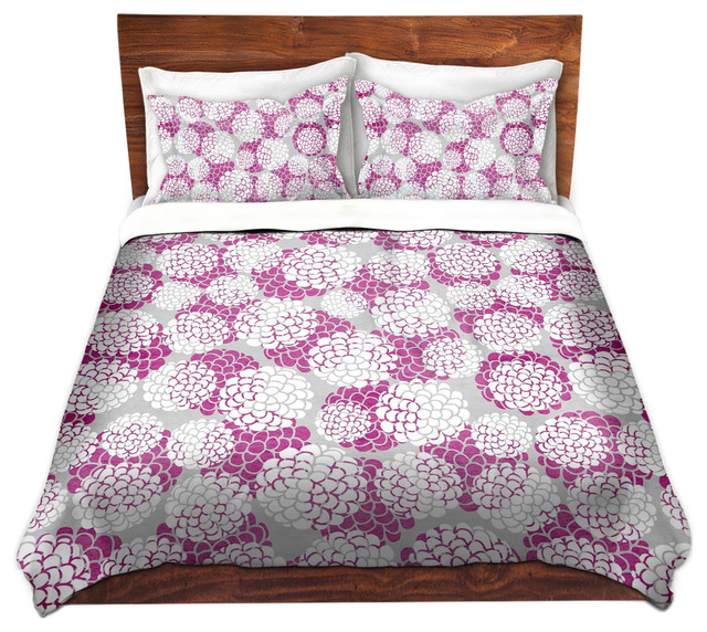 dianoche duvet covers twill by pom graphic design violet floral blossoms contemporary dianoche duvet covers twill by pom graphic design violet floral blossoms contemporary