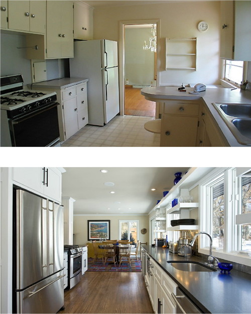 Kitchen Before and After
