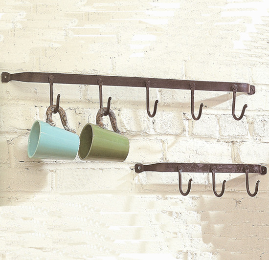 Iron Hook Wall Rack Eclectic Wall Hooks Atlanta by Iron Accents
