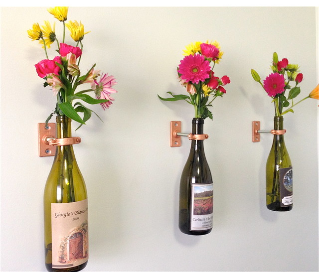 Wine Bottle Hanging Vase Kits (use your own bottle) Eclectic