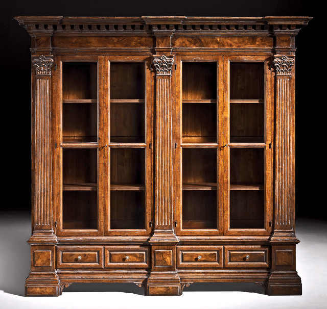 Solid Walnut Venetian Bookcase - Rustic - Bookcases - Other - by David 