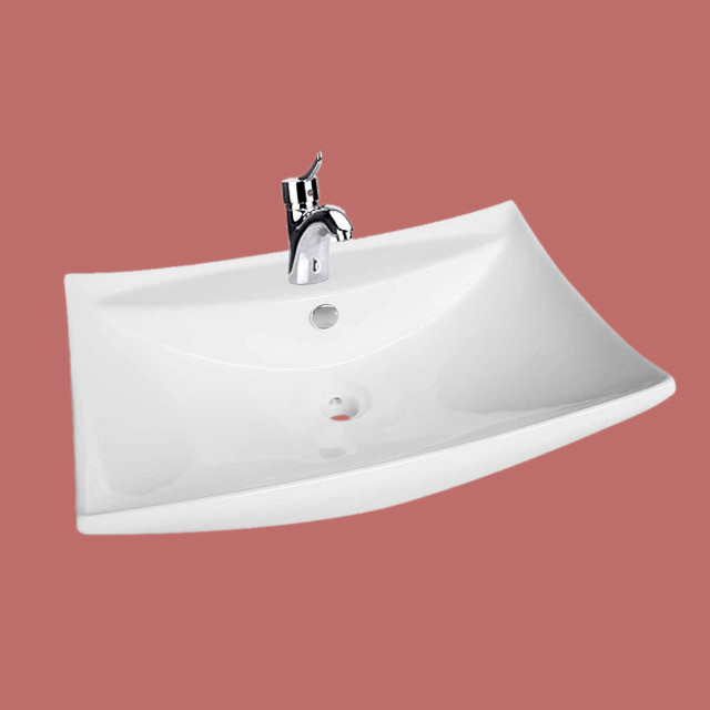 ... Square Wall Mount Sink 23 1/2