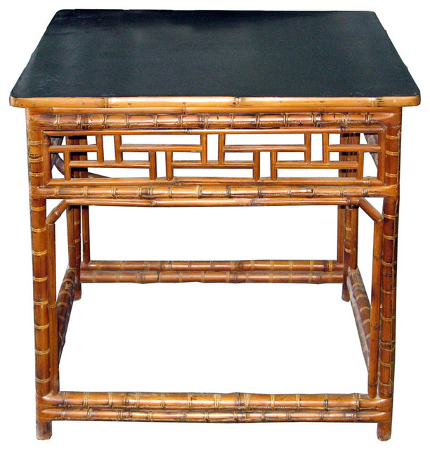 Bamboo Entry Table Asian Side Tables And End Tables other metro