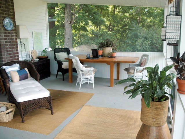 Eclectic Porch New York Upstate Farmhouse eclectic-porch