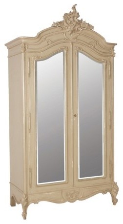 Armoire Yorkshire French Stone Armoire Mirrored eclectic-wardrobes-and-armoires