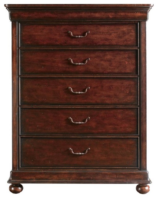 Louis Philippe Chest, Orleans Traditional Dressers by Custom