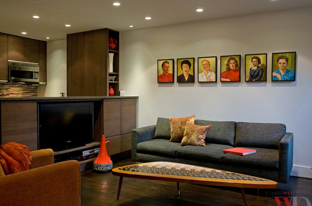 Mid-Century - Modern - Living Room - new york - by Village West Design