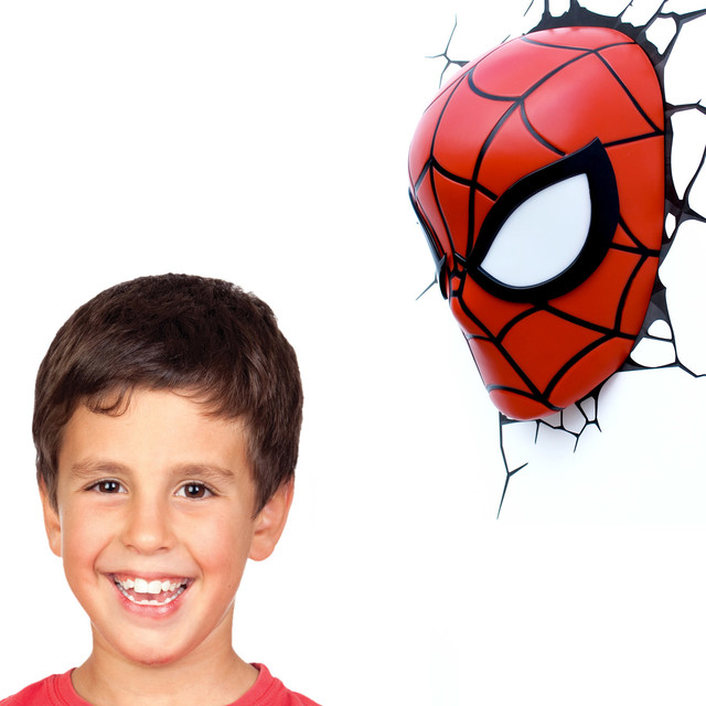 3DlightFX 3D Spiderman Mask and Hand <b>Deco lights</b> baby-and-kids - baby-and-kids