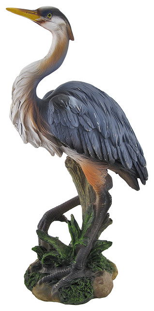 great blue heron figurines