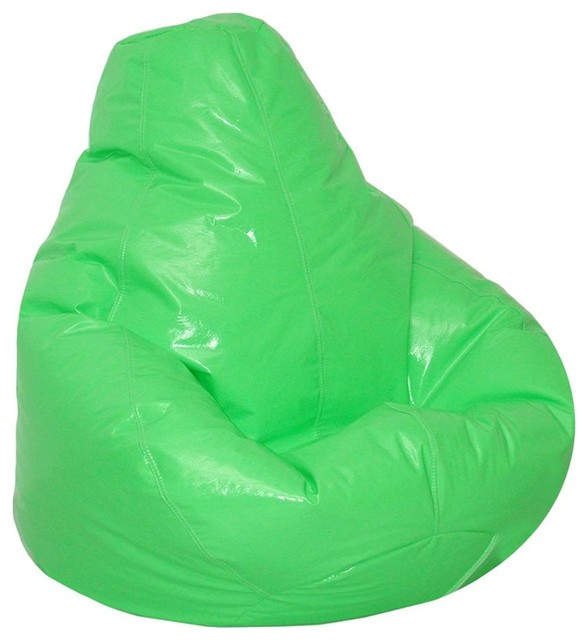 Wetlook Extra Large PVC Vinyl Bean Bag w Zipp Contemporary Bean Bag Chairs