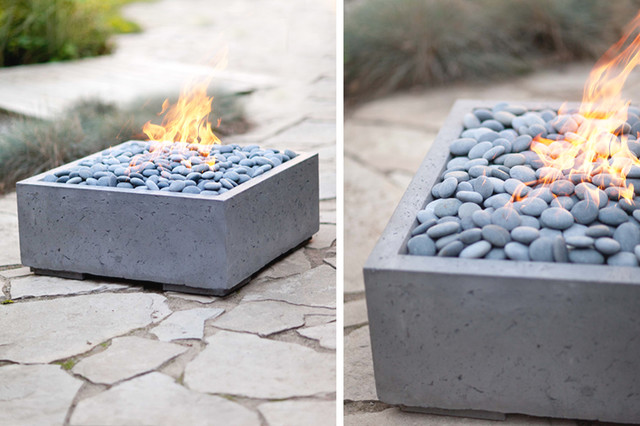 concrete fire pit tables