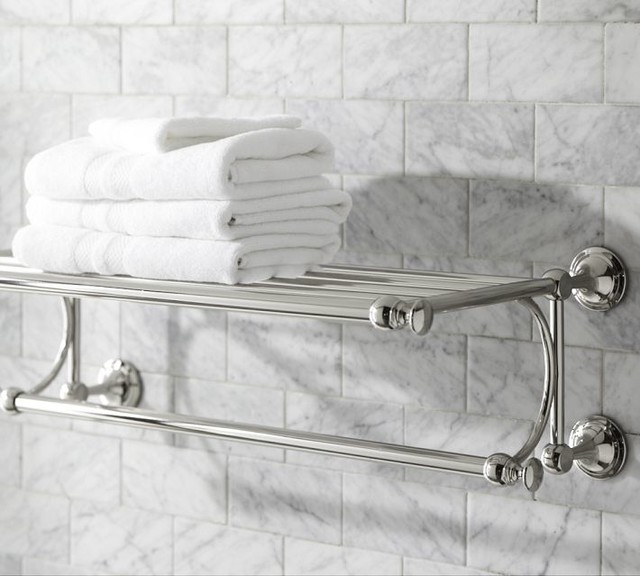 Mercer Train Rack Traditional Towel Racks and Hooks by Pottery Barn