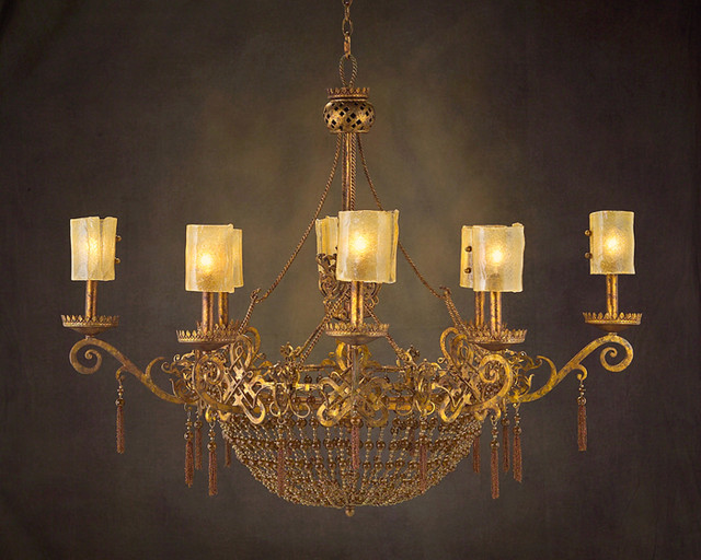 John Richard 8 Light Chandelier AJC8599 Contemporary Chandeliers