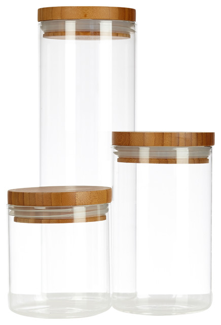 kitchen glass canisters with lids glassery airtight glass canisters with wood lids set of 3 kitchen glass canisters with lids glassery airtight glass canisters with wood lids set of 3