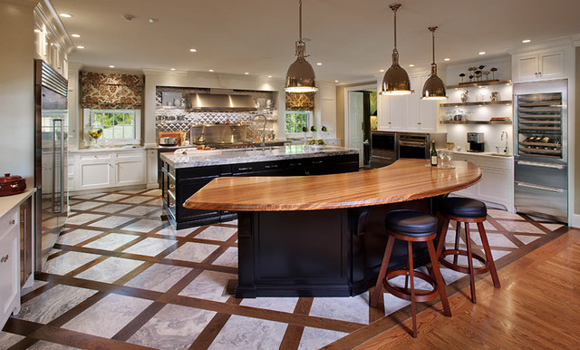 Zebrawood Counter Bar Top by Grothouse traditional-kitchen-countertops