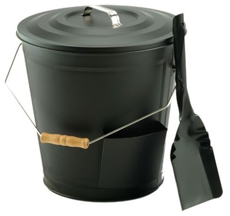 fireplace tools traditional shovel ash bucket