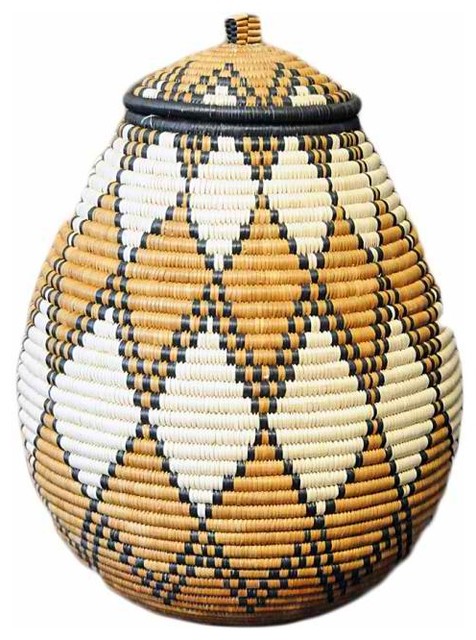 Zulu Basket - Traditional - Baskets - new york - by Omero