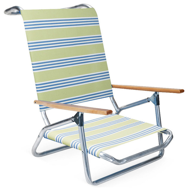 Nantucket Beach Chair Limelite Contemporary Outdoor