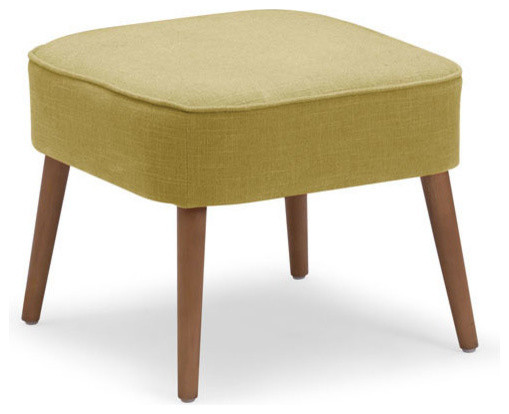 Zuo Modern Buckeye Stool in Mustard - Contemporary - Dressing Table