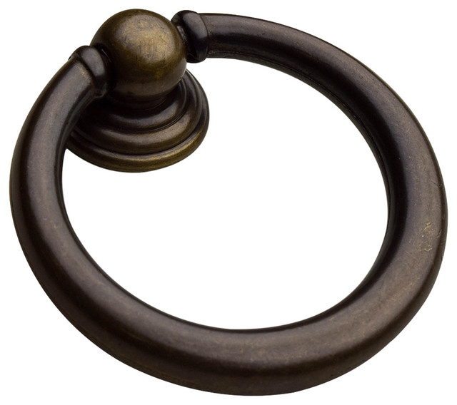 RP5 Round Ring Pull, Antique Traditional And Drawer Handle