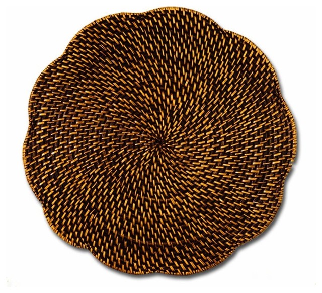 Rattan Wicker Placemats Contemporary Tabletop by Amazon