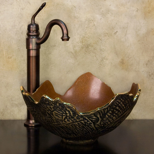 Sovereign Bronze Vessel Sink Modern Bathroom Sinks by Signature