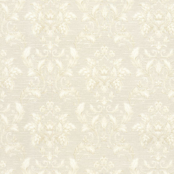 Estate Cream Damask Wallpaper Swatch Victorian Wallpaper By