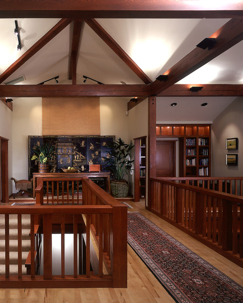 Arts and crafts style architecture thrives in this craftsman house