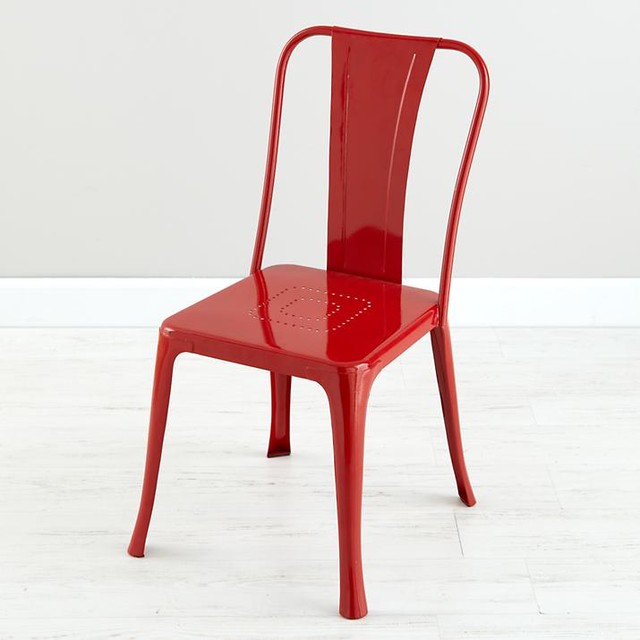 Iron Rich Play Chair Red Modern Kids Chairs by The