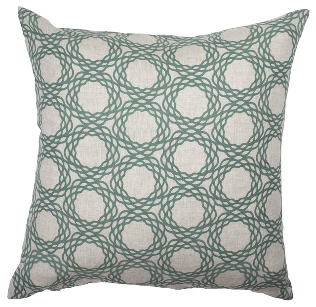 COCOCOZY Oxford Pillow Cover in Sea Green - Decorative ...