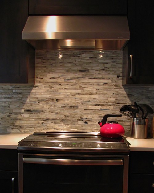 slide in stove with quartz countertops