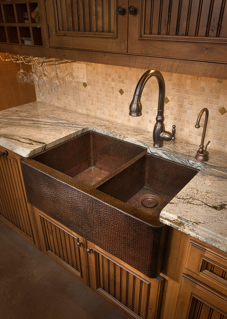 Farmhouse Duet Antique Copper Kitchen Sink By Native Trails