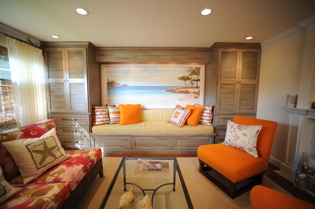 contemporary caribbean living room