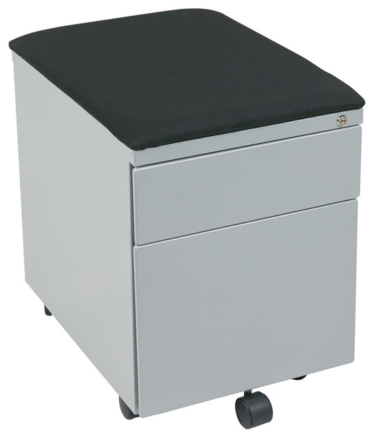 Office Star Mobile File With Padded Seat