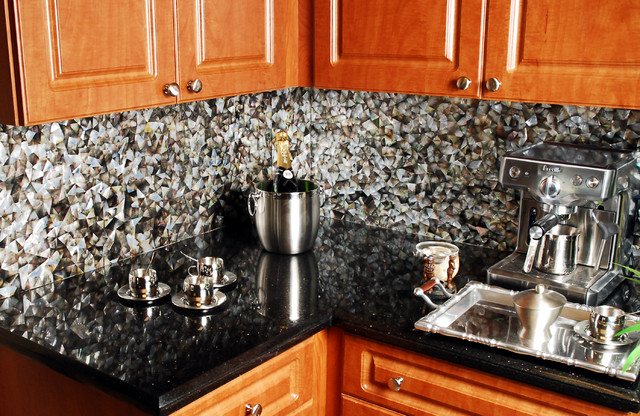black pearl backsplash