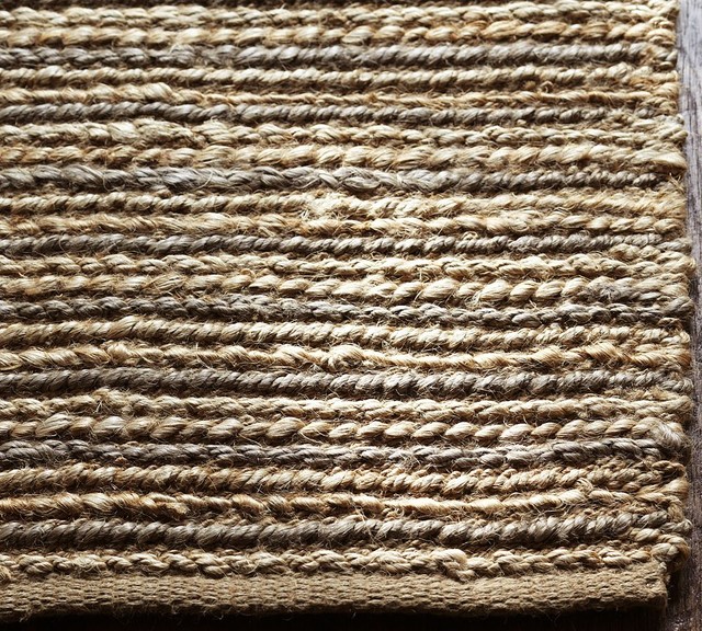 Linen Jute Rug Traditional Rugs by Pottery Barn