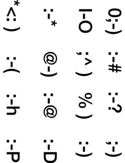 smiley face text art copy and paste