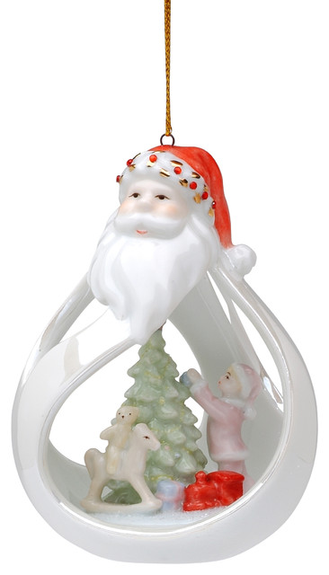 santa and decorating tree ornament contemporary santa and decorating tree ornament contemporary
